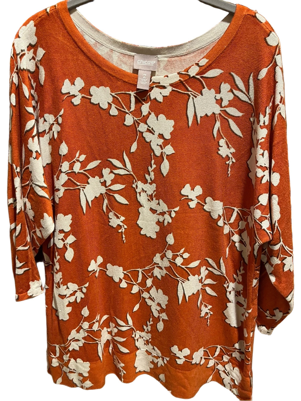 50. WOMENS CHICO’S 2/L DETAIL SWEATER